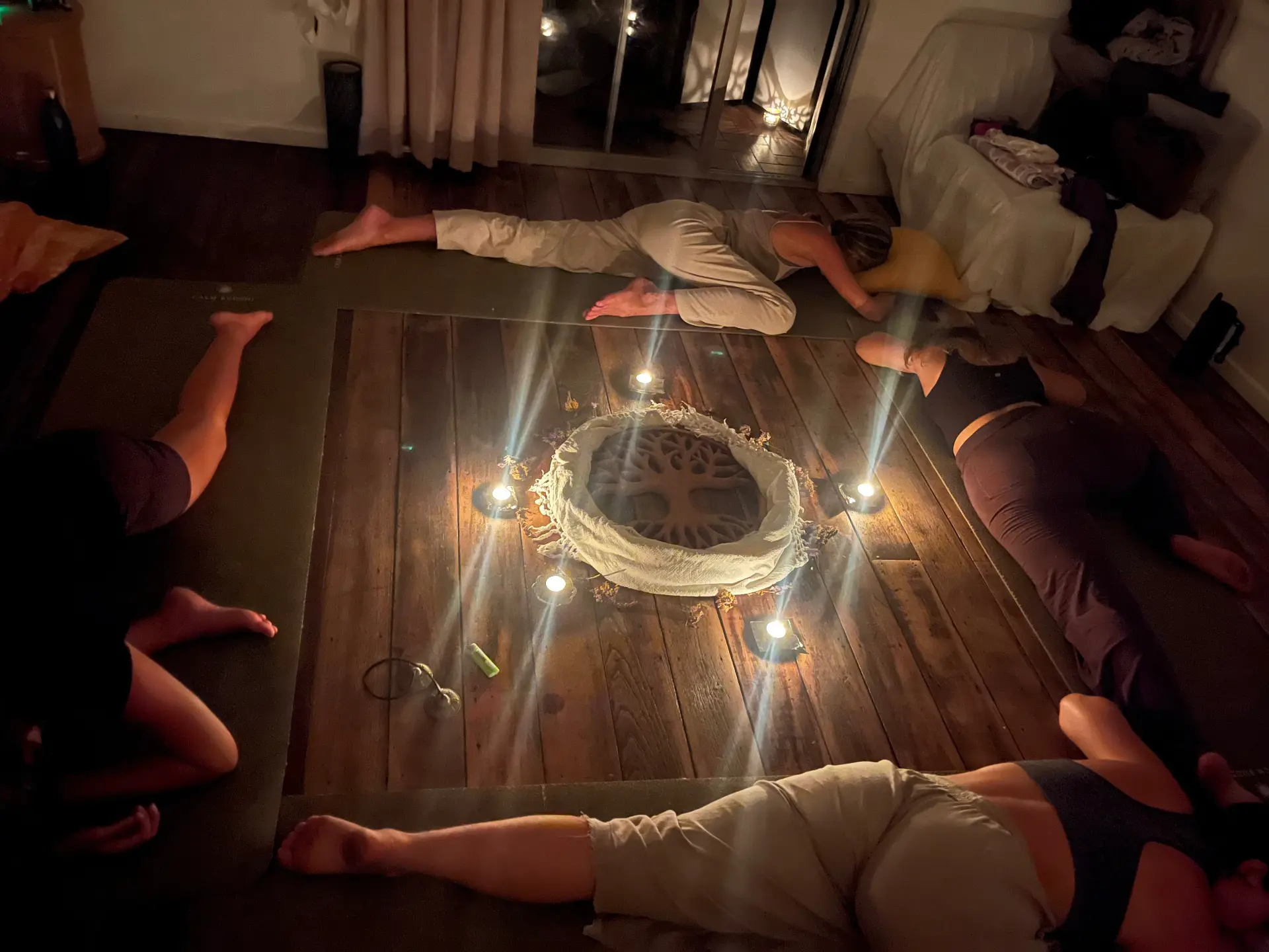 Women sitting together in a community circle